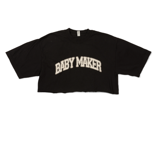Baby Maker Uni Crop - Black