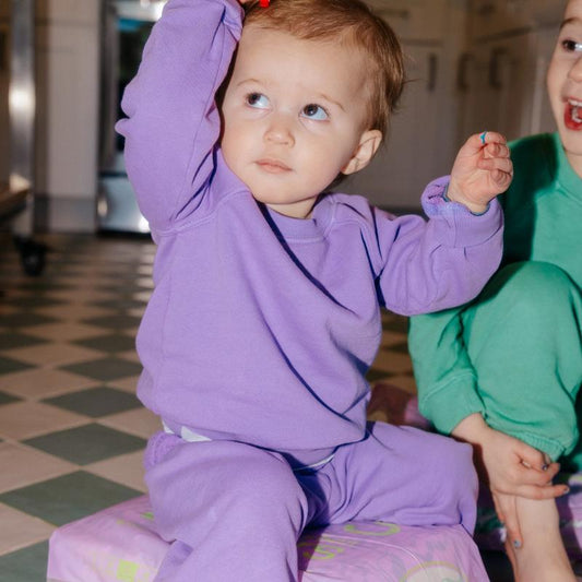 Kid's Sweatsuit - Purple